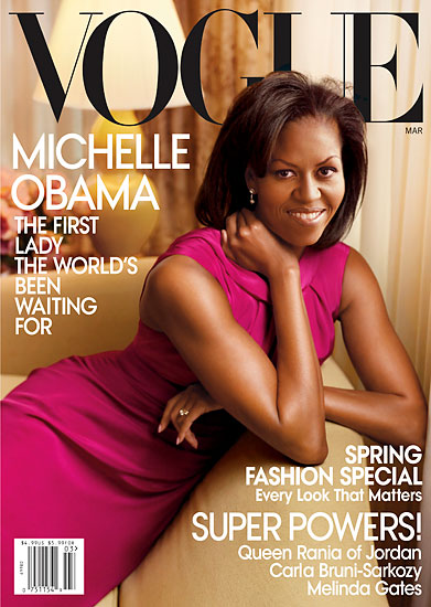 Мишель Обама (Michelle Obama) на обложке Vogue Март 2009