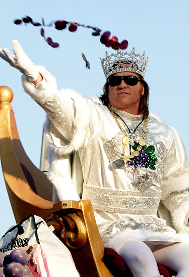 Вэл Килмер - король Марди Гра 2009 года