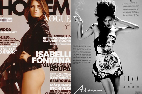 Новые фотографии бразильских моделей Adriana Lima Isabeli Fontana Alessandra Ambrosio