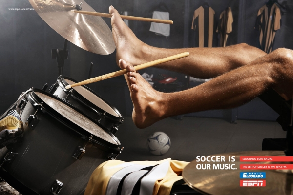 Реклама о тех, для кого футбол как музыка