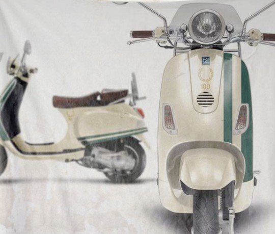 Vespa в честь 100-летия Fred Perry 