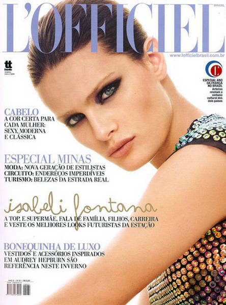 Изабели Фонтана на обложке майского номера бразильского издания L'Officiel