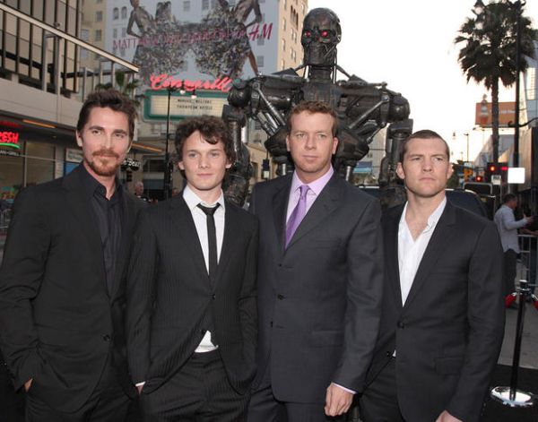 Christian Bale, Anton Yelchin, McG и Sam Worthington