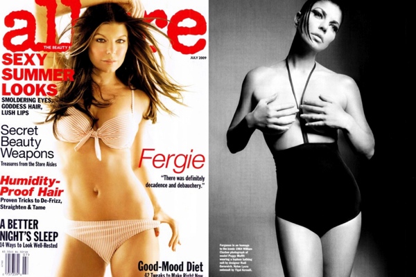 Ферги (Fergie) в июльском номере журнала Allure