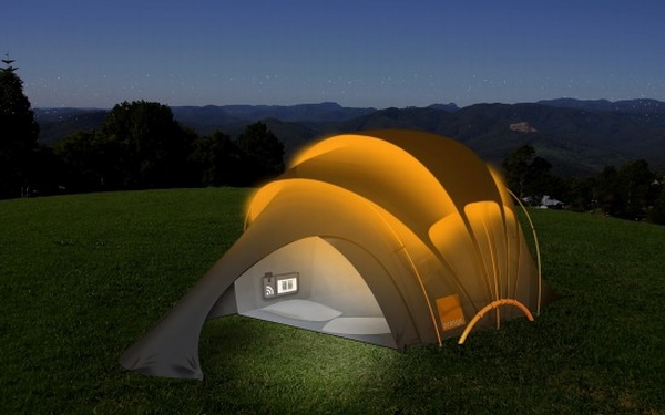 Палатка на солнечной энергии