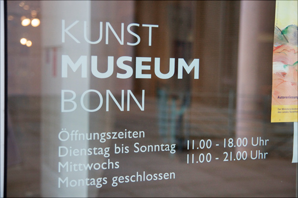 KUNSTMUSEUM BONN