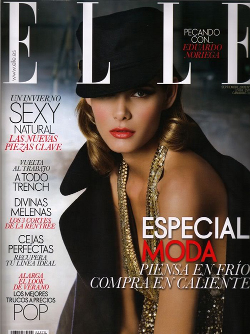 Флавия де Оливейра для Elle Spain September 2009
