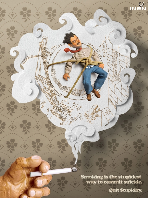 Smoking is the stupidest way to commit suicide. Quit Stupidity.