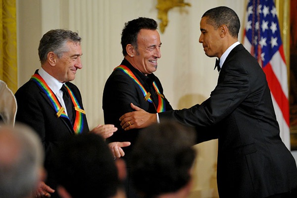 Robert De Niro Bruce Springsteen Barack Obama