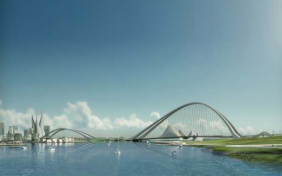Мост Sheikh Rashid в Дубае