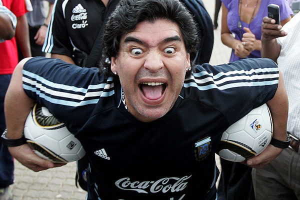 Диего Марадона (Diego Maradona) посетил ЮАР