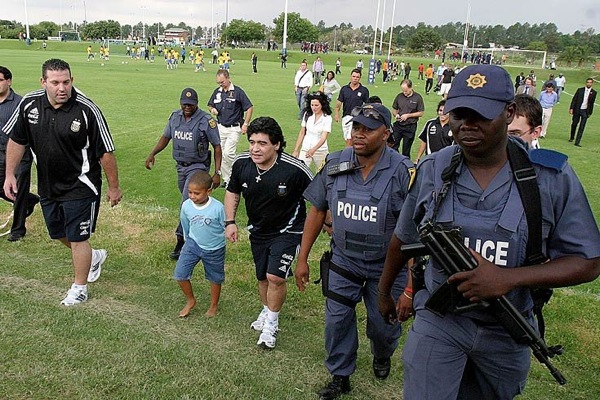 Diego Maradona in South Africa