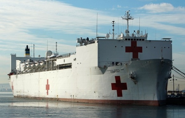 USNS Comfort in Haiti