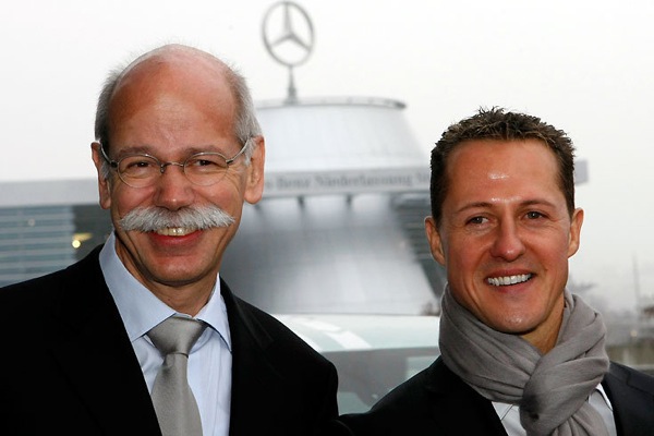 Michael Schumacher and Dieter Zetsche