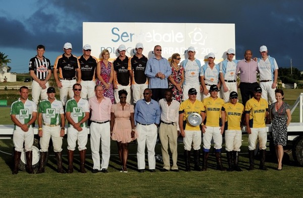 Prince Harry competes in the Sentebale Polo Cup