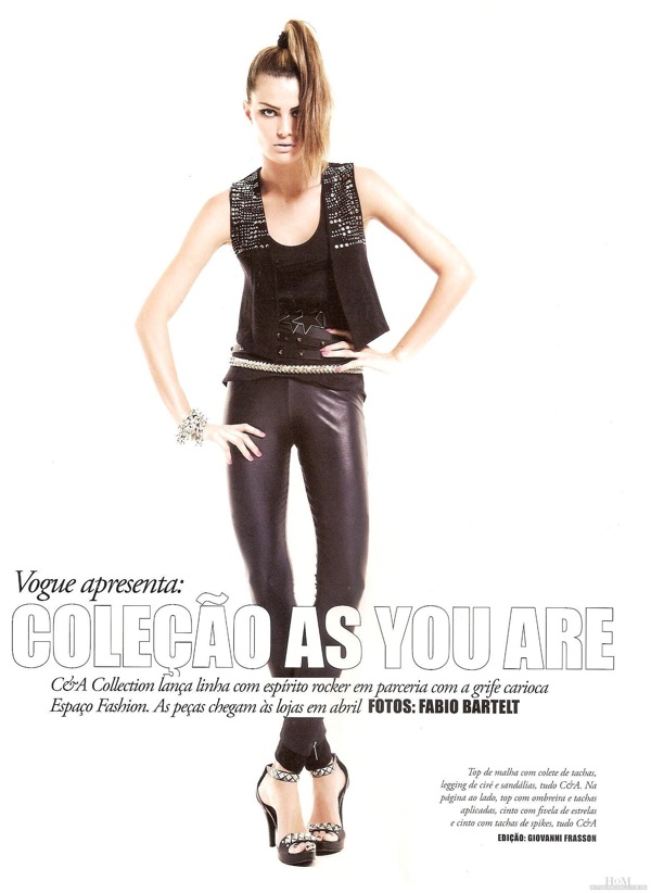 Изабели Фонтана для бразильского Vogue