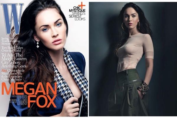 Меган Фокс (Megan Fox) в журнале W (Март 2010)