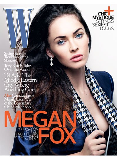Меган Фокс в мартовском номере журнала W