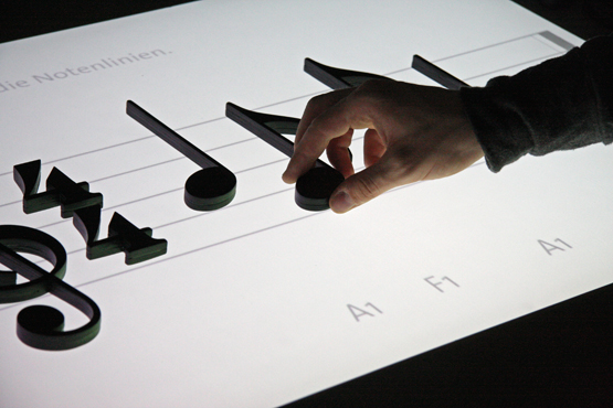 Noteput - интерактивный музыкальный стол