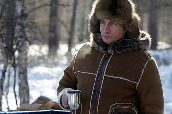 Премьер-министр России Владимир Путин посетил предгорье Караташ близ Абакана