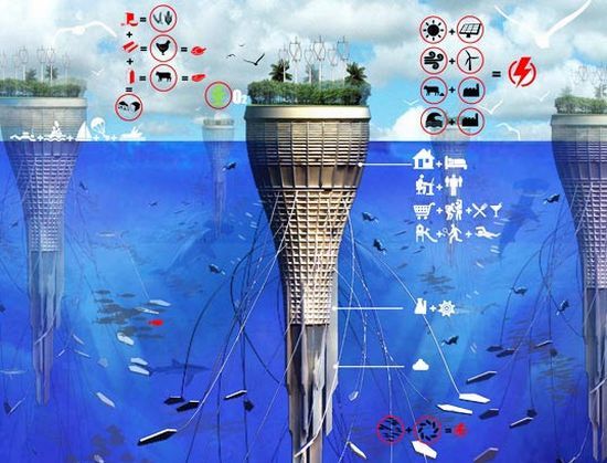 Подводный небоскреб Water-Scraper