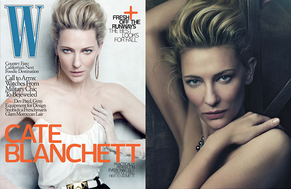 Kate Blanchett на обложке W Magazine