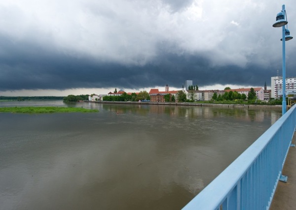 Наводнение в Бранденбурге в Германии