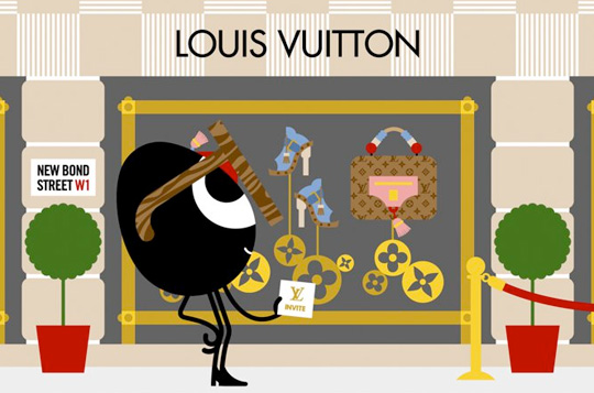 Darcel на открытии Louis Vuitton Maison в Лондоне