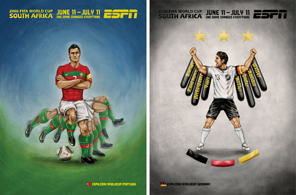 Постеры чемпионата мира по футболу 2010