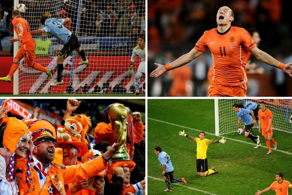 Полуфинал Чемпионата Мира по футболу-2010 - Матч Голландии против Уругвая