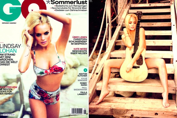 Линдси Лохан (Lindsay Lohan) в немецком издании журнала GQ Август 2010