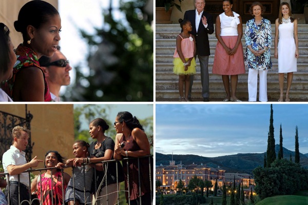 Испанские каникулы Мишель Обамы (Michelle Obama)