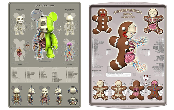 Американский дизайнер Джейсон Фрини (Jason Freeny) увлекается анатомией сказочных персонажей и известных игрушек