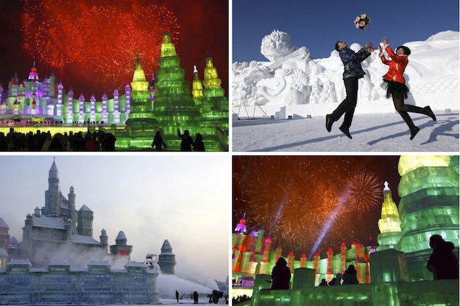 Фестиваль льда и снега в Харбине, Китай