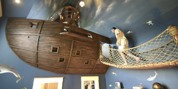 Спальня - пиратский корабль