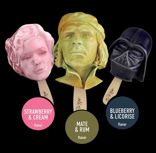 Мороженое в виде поп-героев