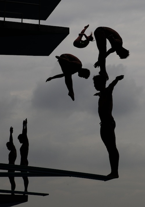Divers practice ahead of the Womens 1m Springboard.jpg