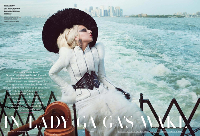 Леди Гага разделась для Vanity Fair