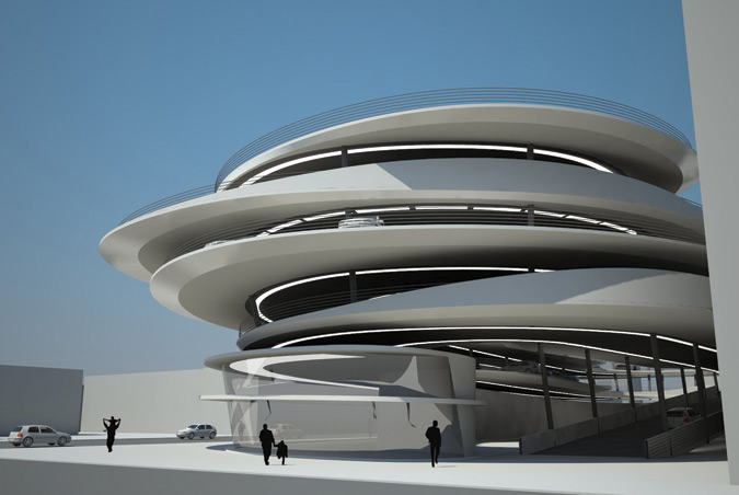 Автостоянка в Майами Zaha Hadid