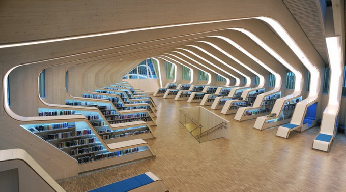 Библиотека Vennesla в Норвегии