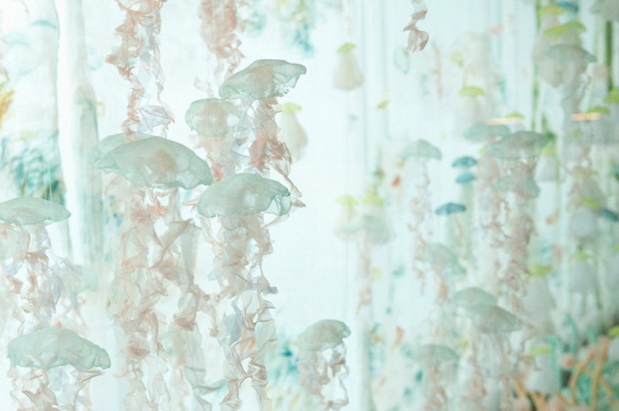 Инсталляции с медузами Sayuri Sasaki Hemann