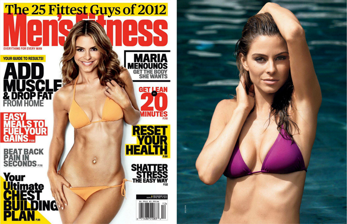 Мария Меноунос для Men’s Fitness