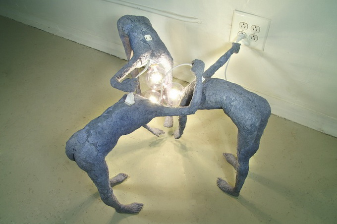 Скульптуры-светильники Stephen Shaheen