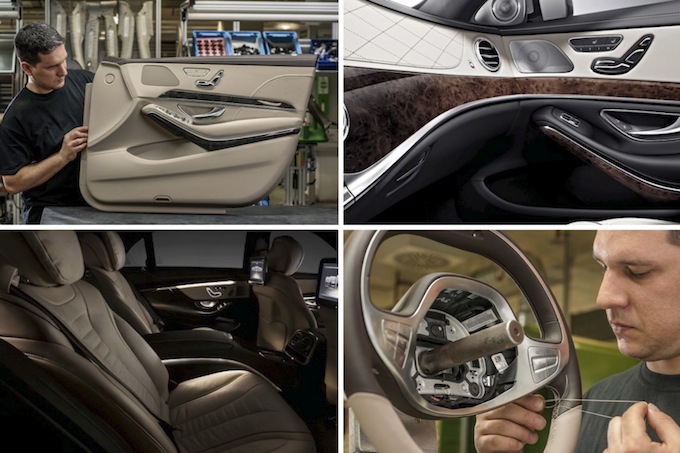 Фотографии интерьера Mercedes-Benz S-Class нового поколения