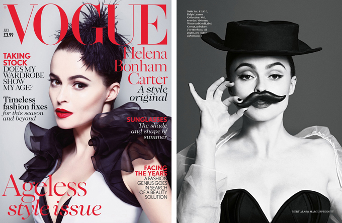 Хелена Бонэм Картер для Vogue UK