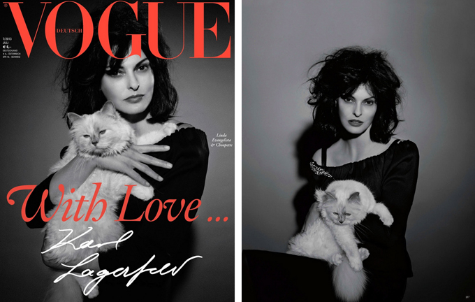 Линда Эванжелиста для Vogue Germany