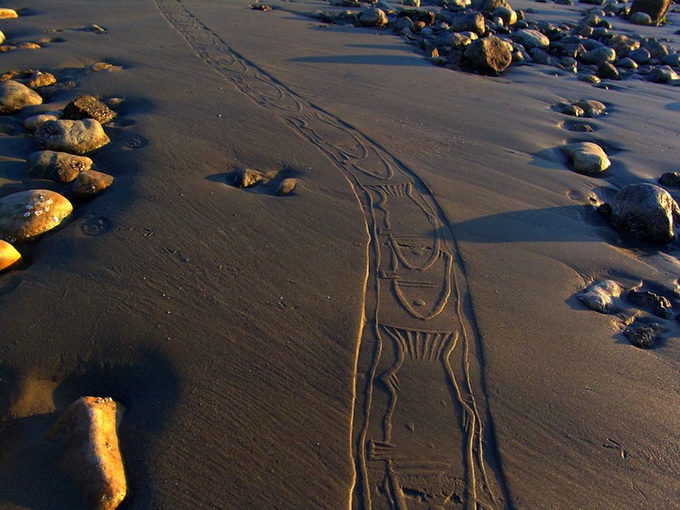 Песчаные принты Ahmad Nadalian
