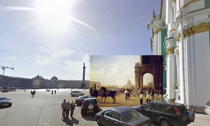 Картины в Google Street View