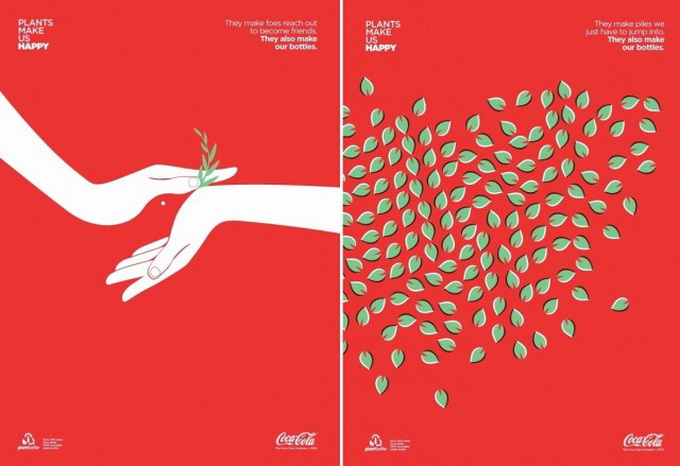 Реклама PlantBottles Coca-Cola