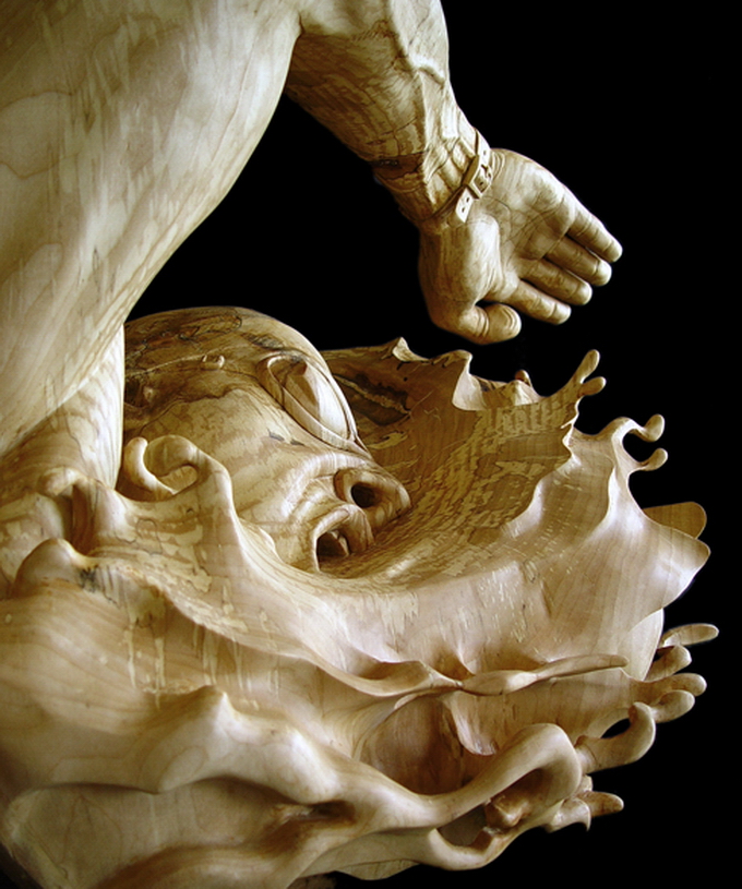 Деревянные скульптуры Stefanie Rocknak